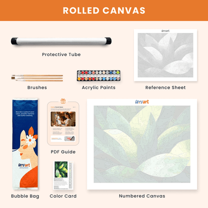 Paint by numbers - Vibrant Petals - MyArt