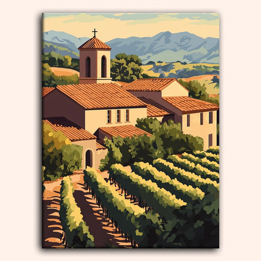 Paint by numbers - Vineyard Chapel - MyArt