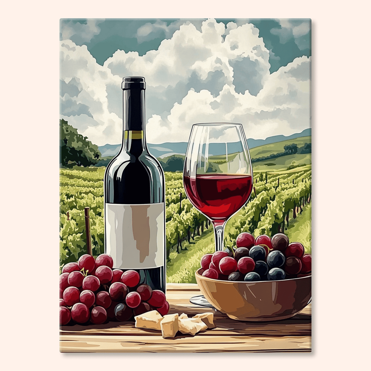 Paint by numbers - Vineyard View - MyArt