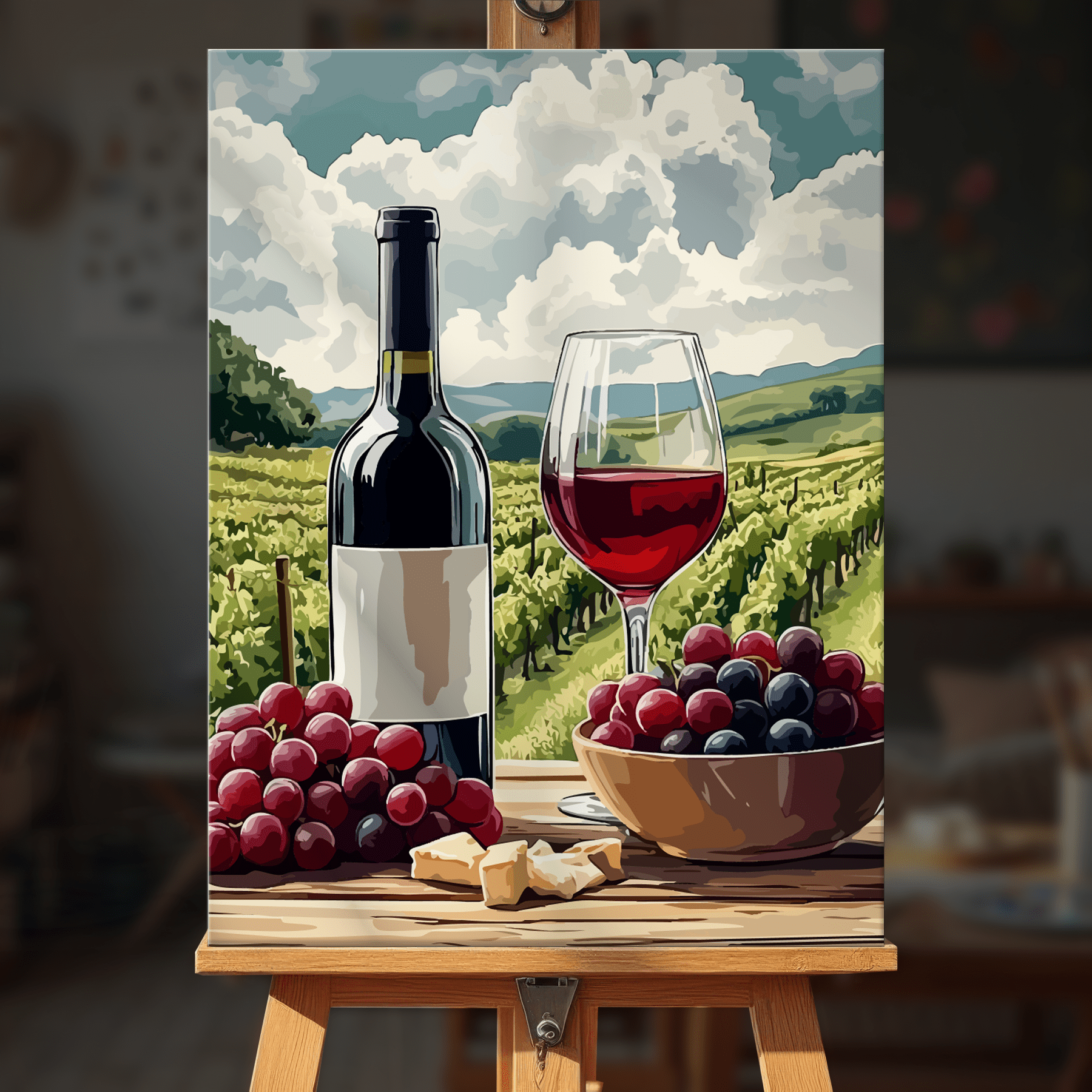 Paint by numbers - Vineyard View - MyArt