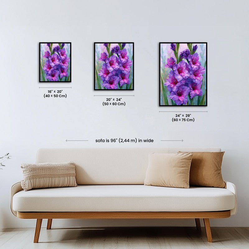 Paint by numbers - Violet Blaze - MyArt