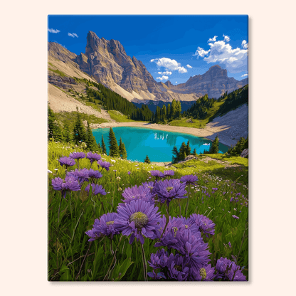 Paint by numbers - Violet Lake - MyArt