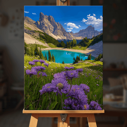 Paint by numbers - Violet Lake - MyArt