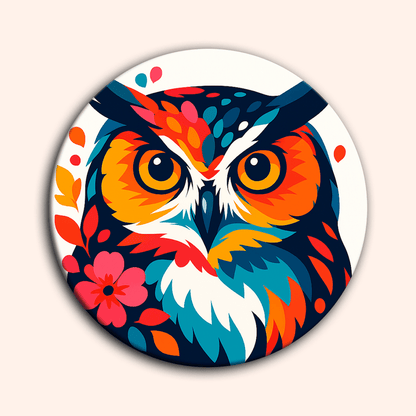 Paint by numbers - Vivid Owl - MyArt