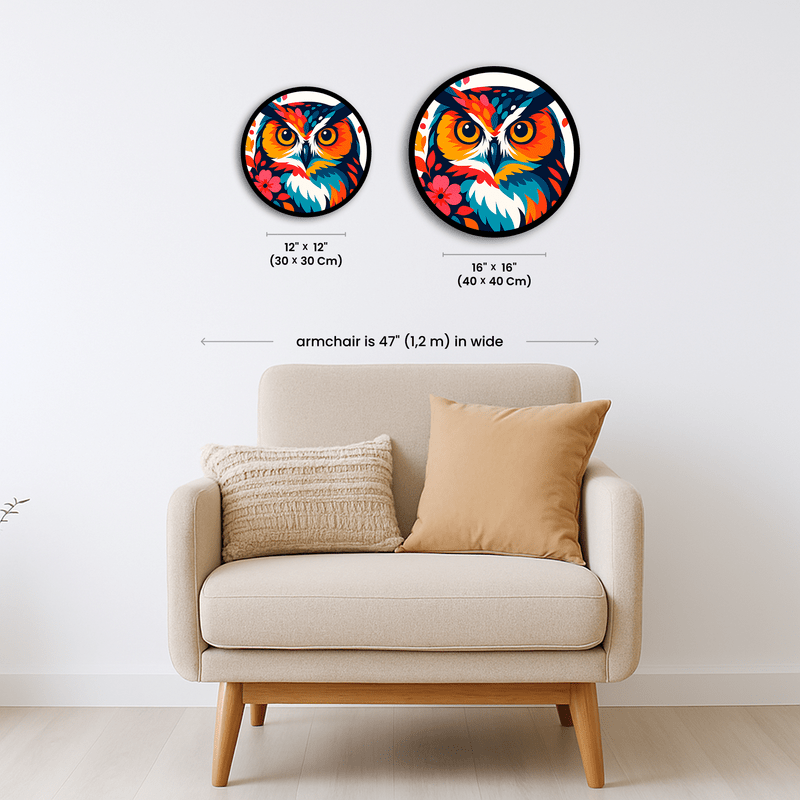 Paint by numbers - Vivid Owl - MyArt