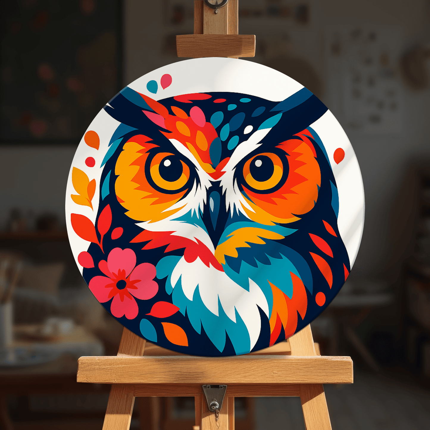 Paint by numbers - Vivid Owl - MyArt