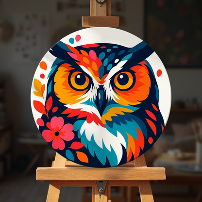 Paint by numbers - Vivid Owl - MyArt