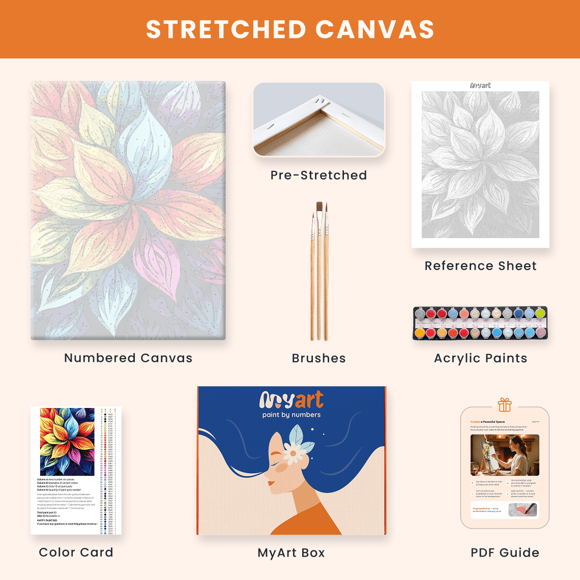 Paint by numbers - Vivid Petals - MyArt