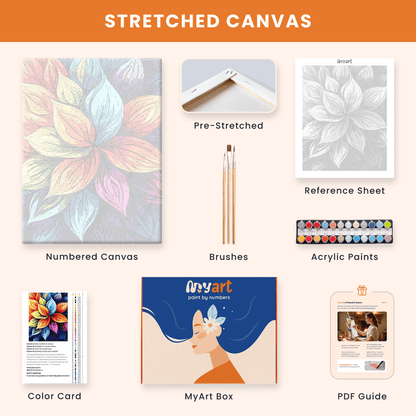 Paint by numbers - Vivid Petals - MyArt