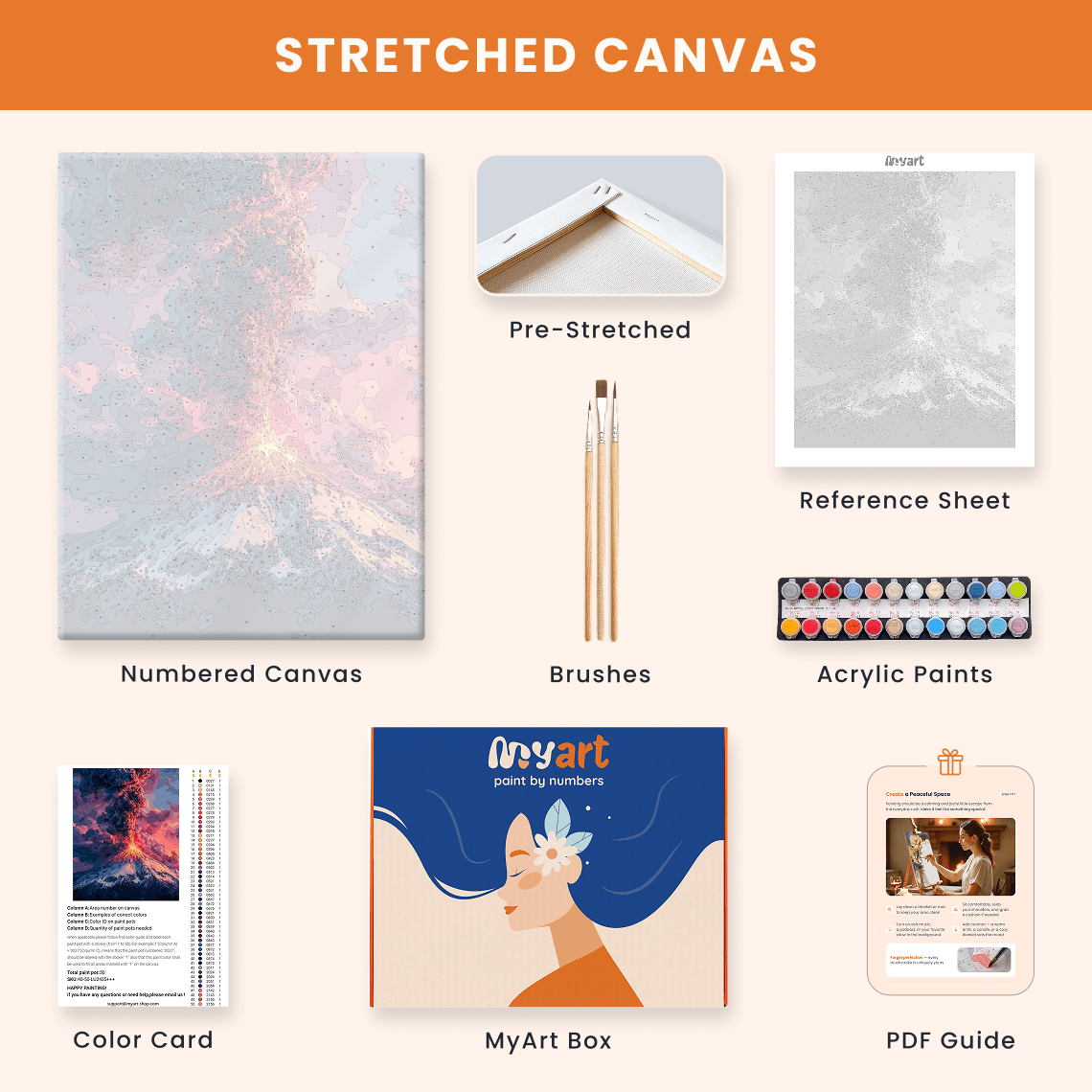 Paint by numbers - Volcanic Fury - MyArt