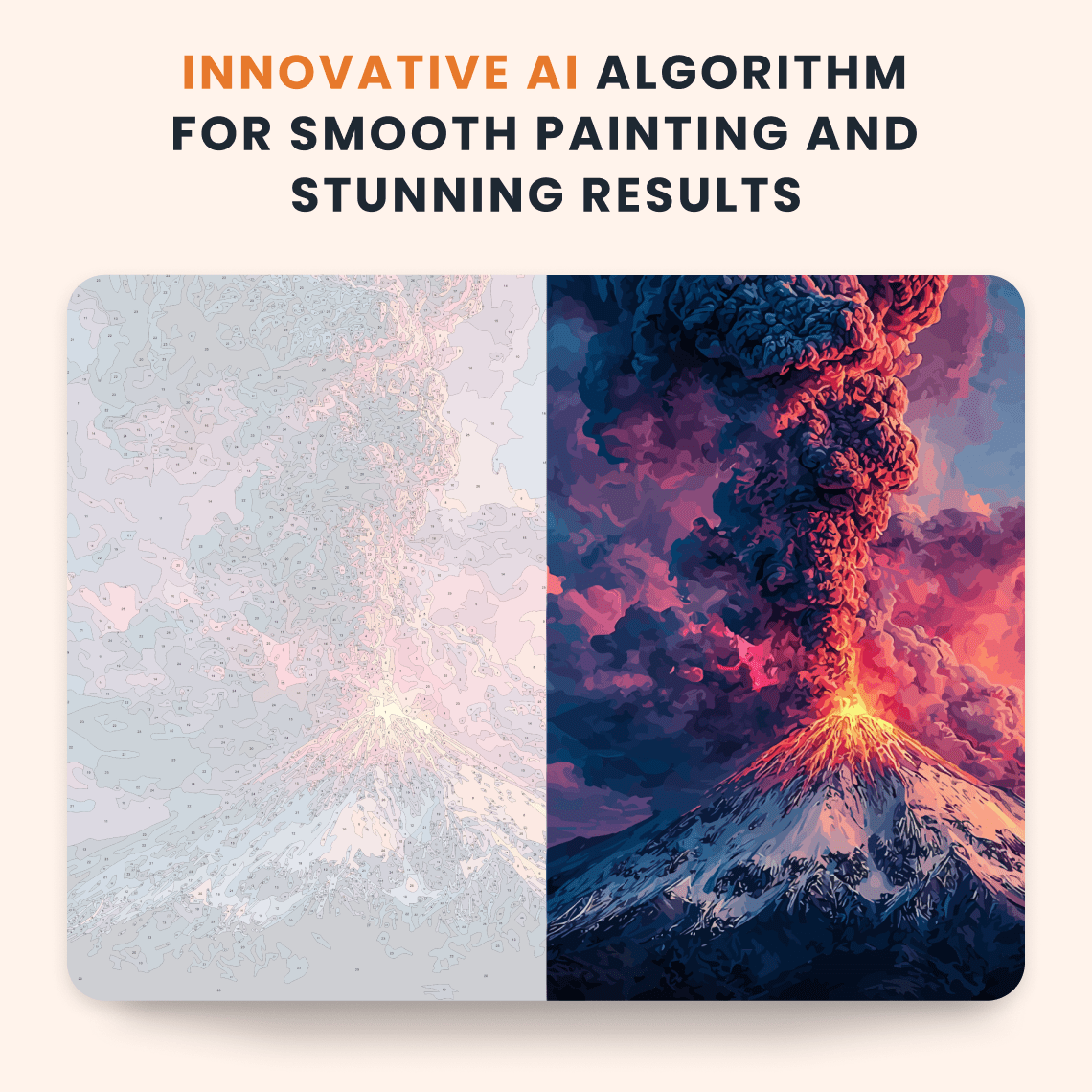 Paint by numbers - Volcanic Fury - MyArt