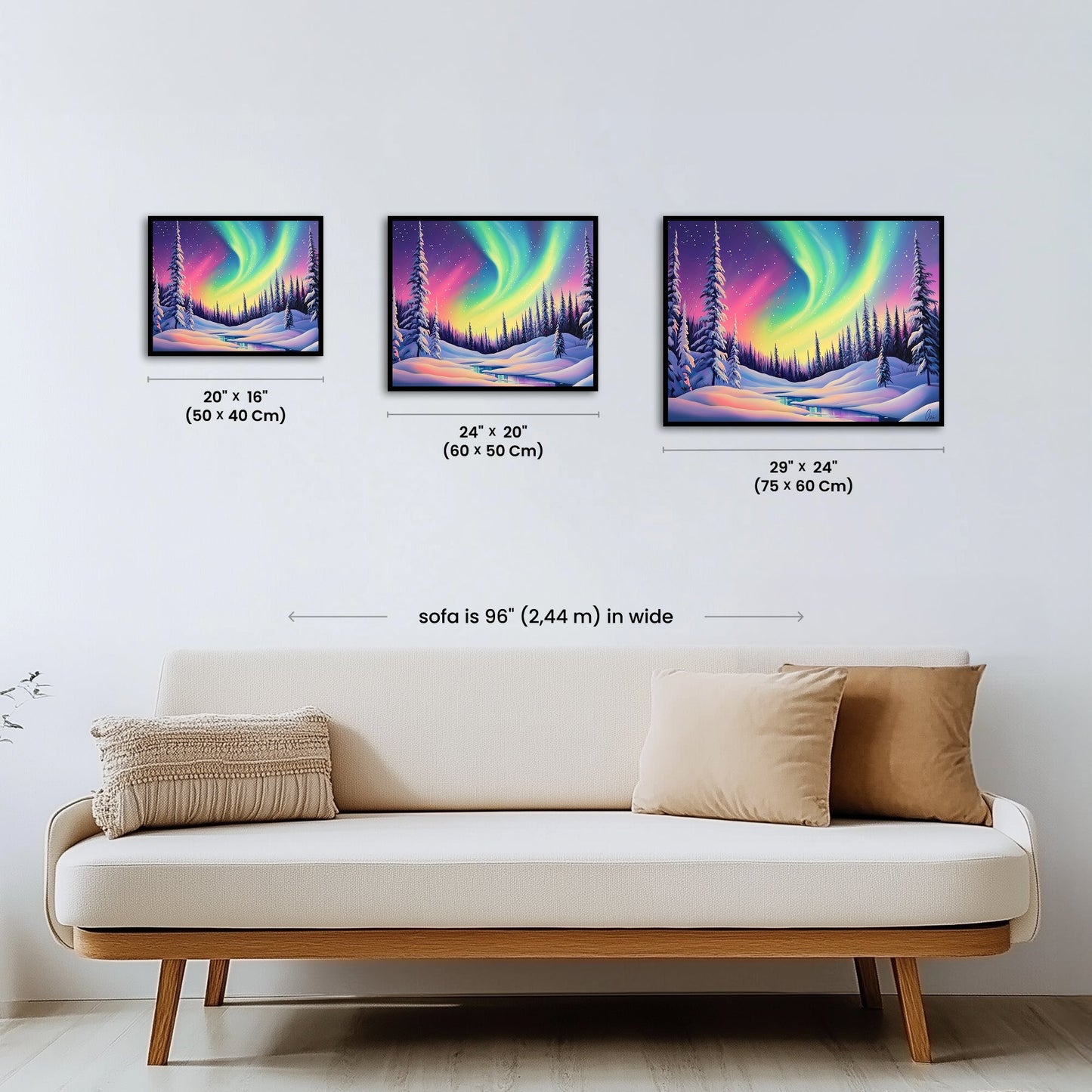Paint by numbers - Arctic Lights - MyArt