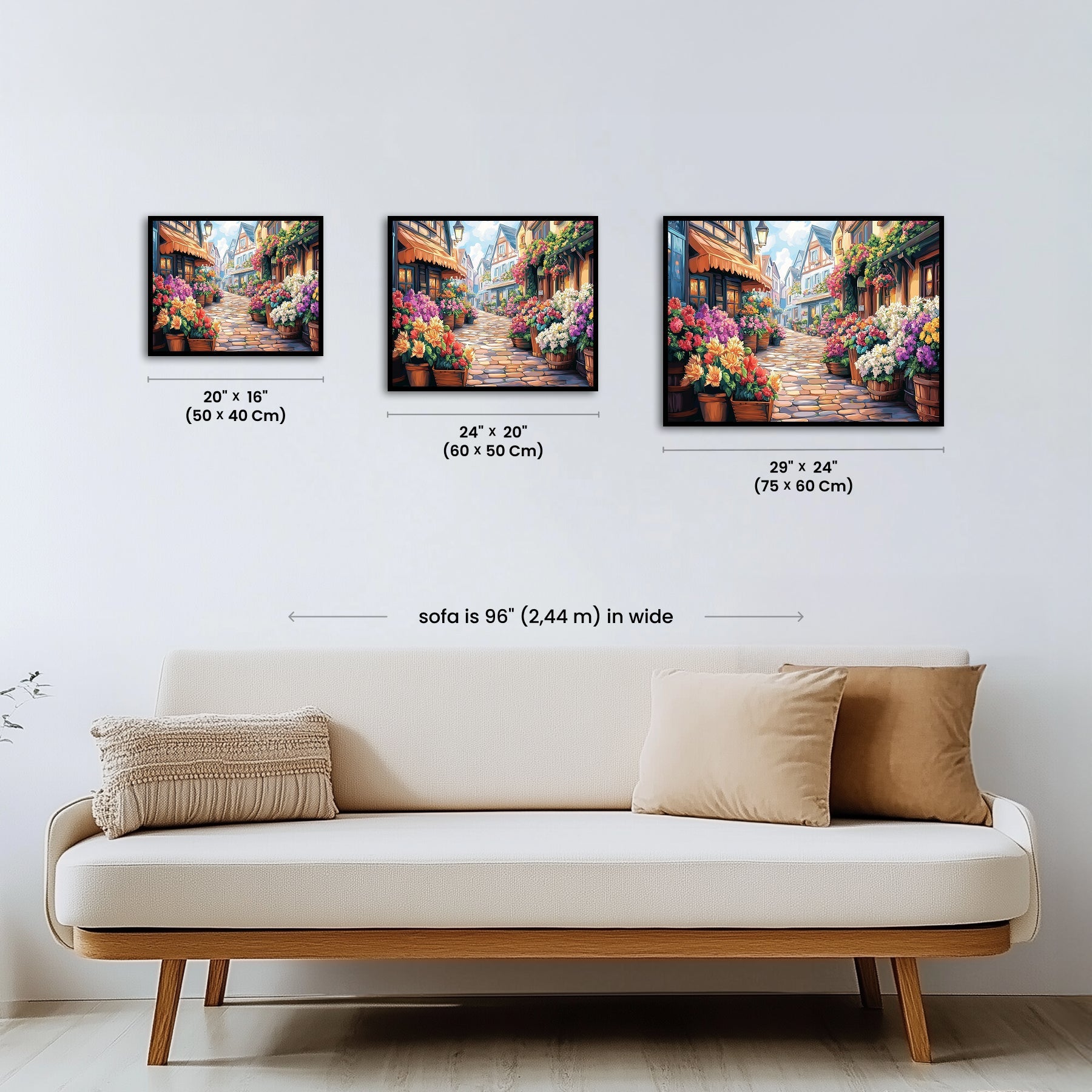 Paint by numbers - Flower Lane - MyArt