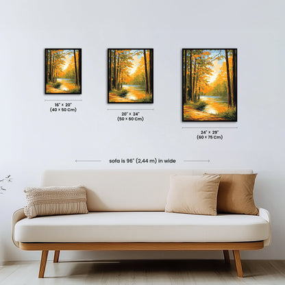 Paint by numbers - Golden Stream - MyArt