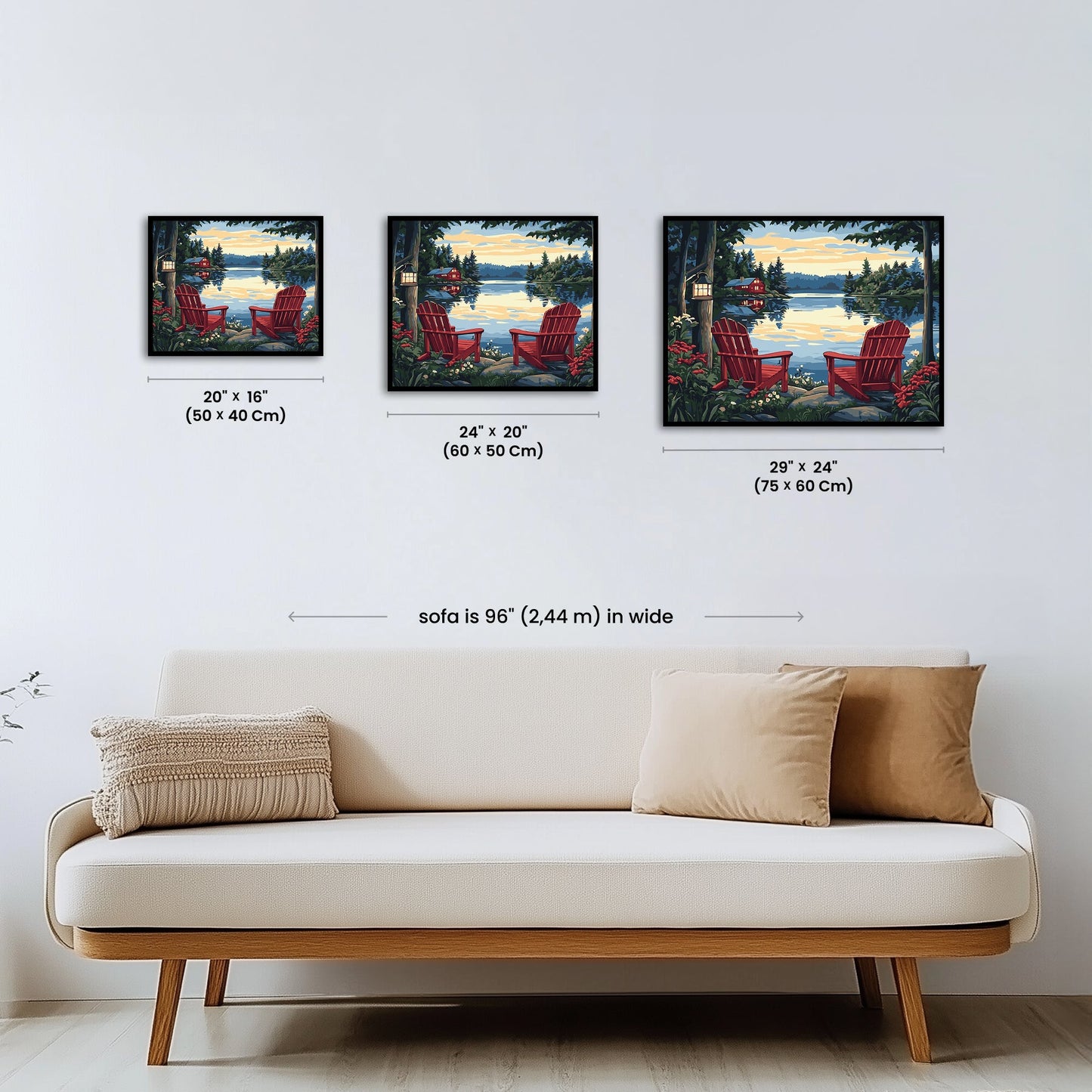 Paint by numbers - Red Chairs - MyArt