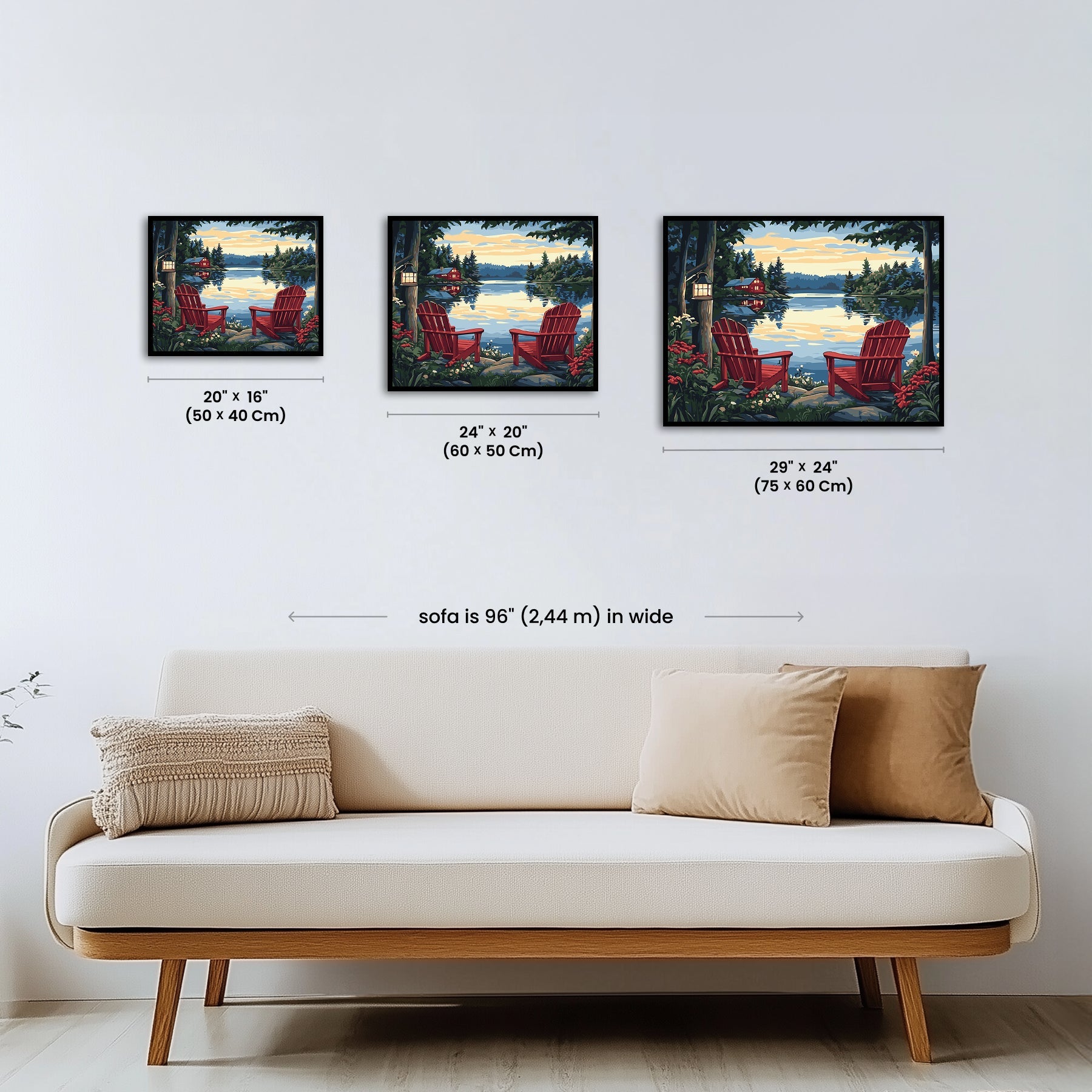 Paint by numbers - Red Chairs - MyArt