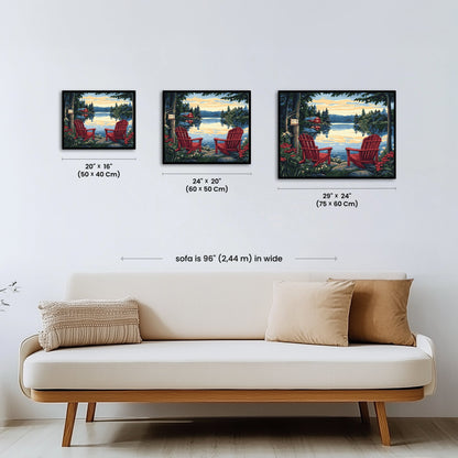Paint by numbers - Red Chairs - MyArt