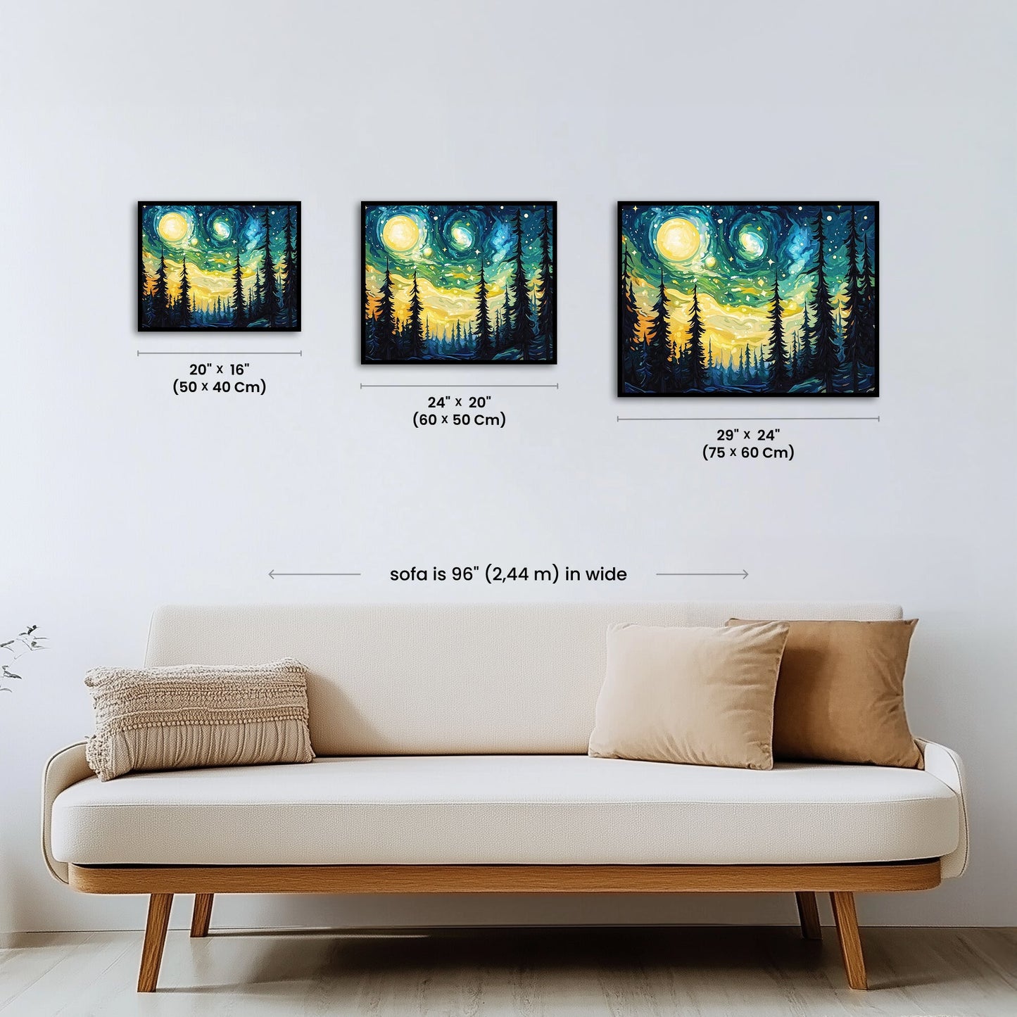Paint by numbers - Twilight Pines - MyArt