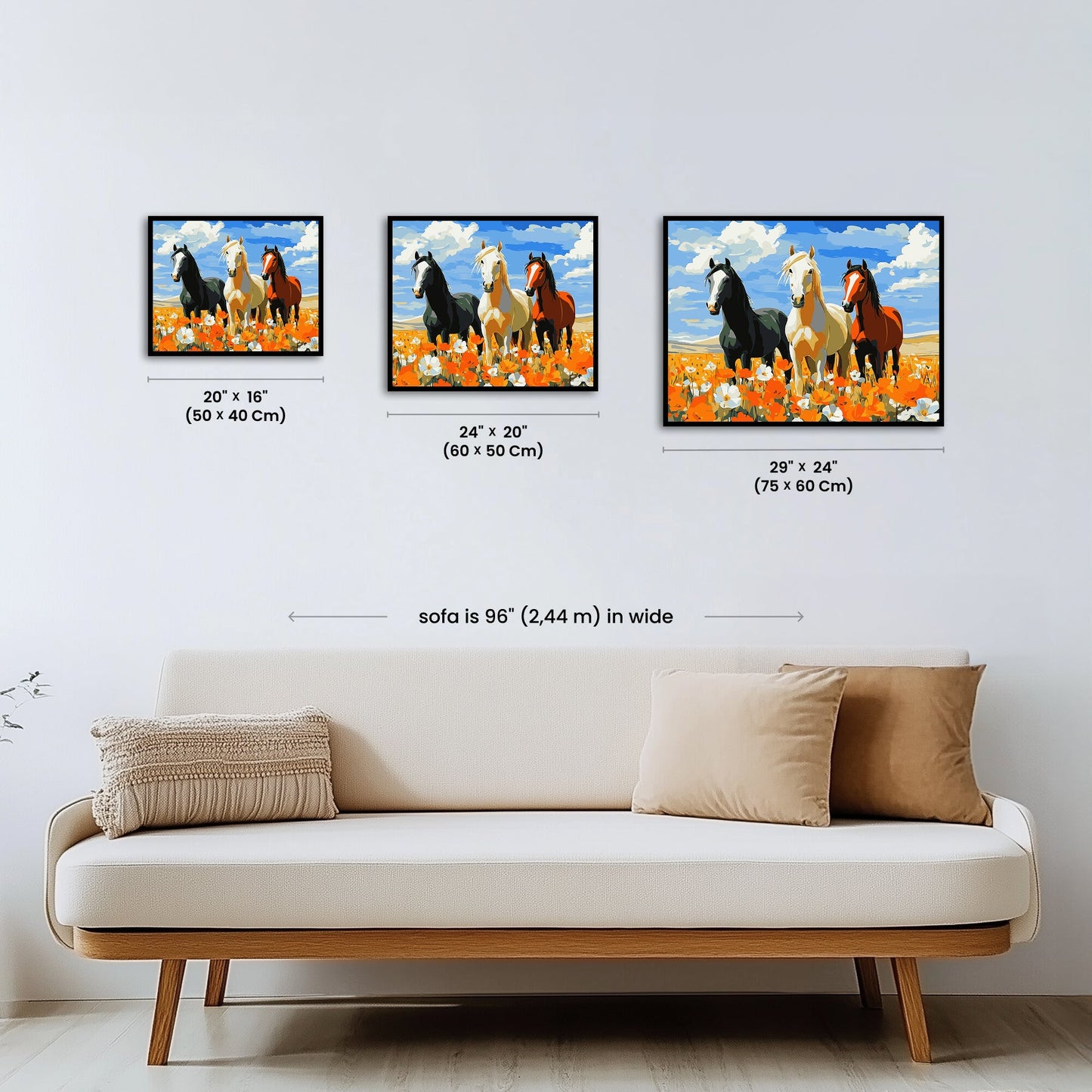 Paint by numbers - Wild Stallions - MyArt