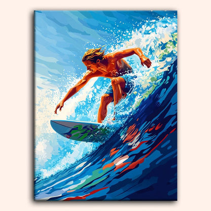 Paint by numbers - Wave Rider - MyArt