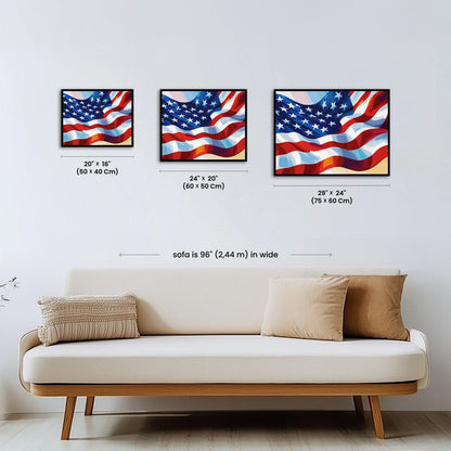 Paint by numbers - Waving Stripes - MyArt