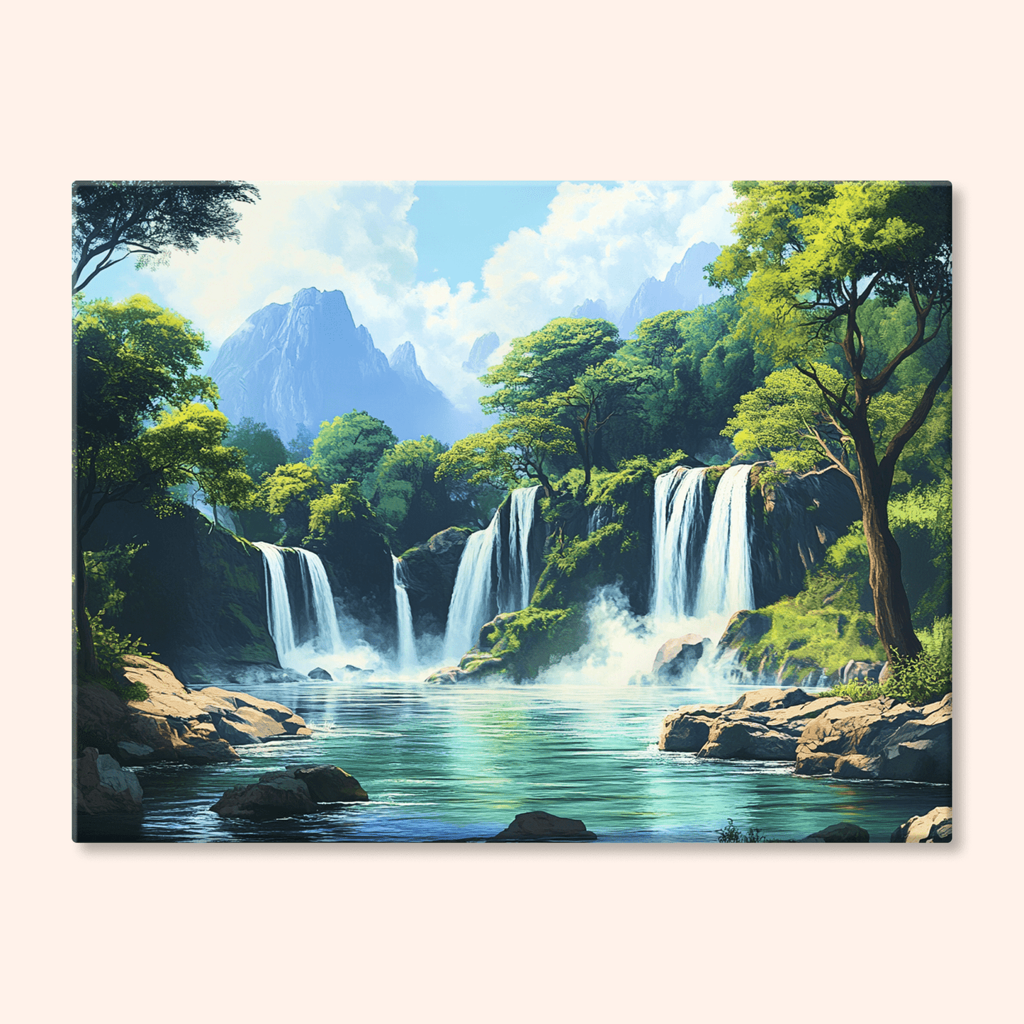 Paint by numbers - Whispering Falls - MyArt