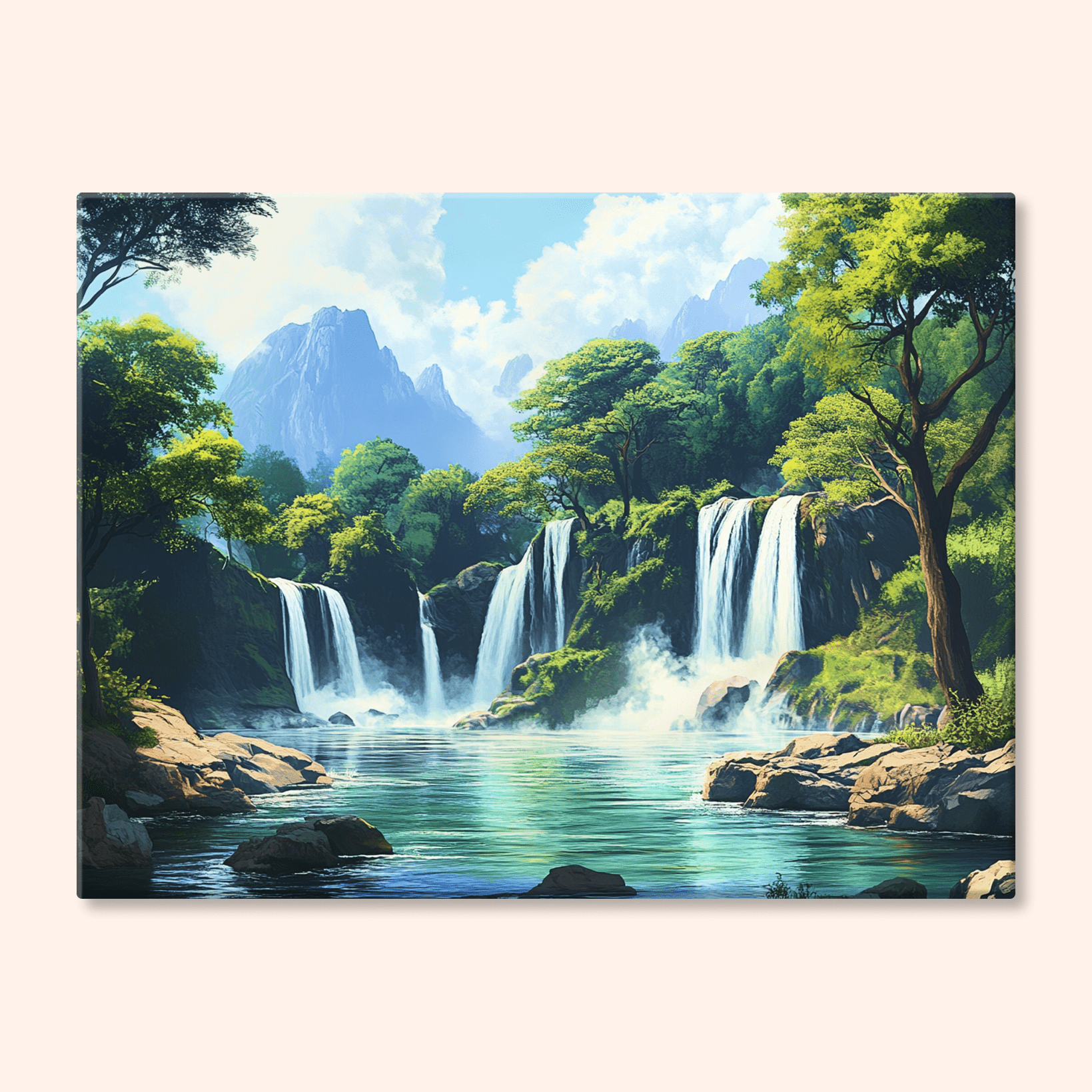 Paint by numbers - Whispering Falls - MyArt