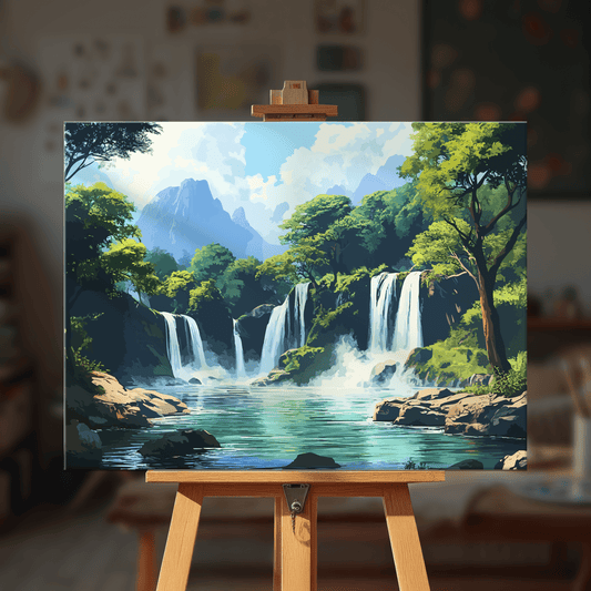 Paint by numbers - Whispering Falls - MyArt