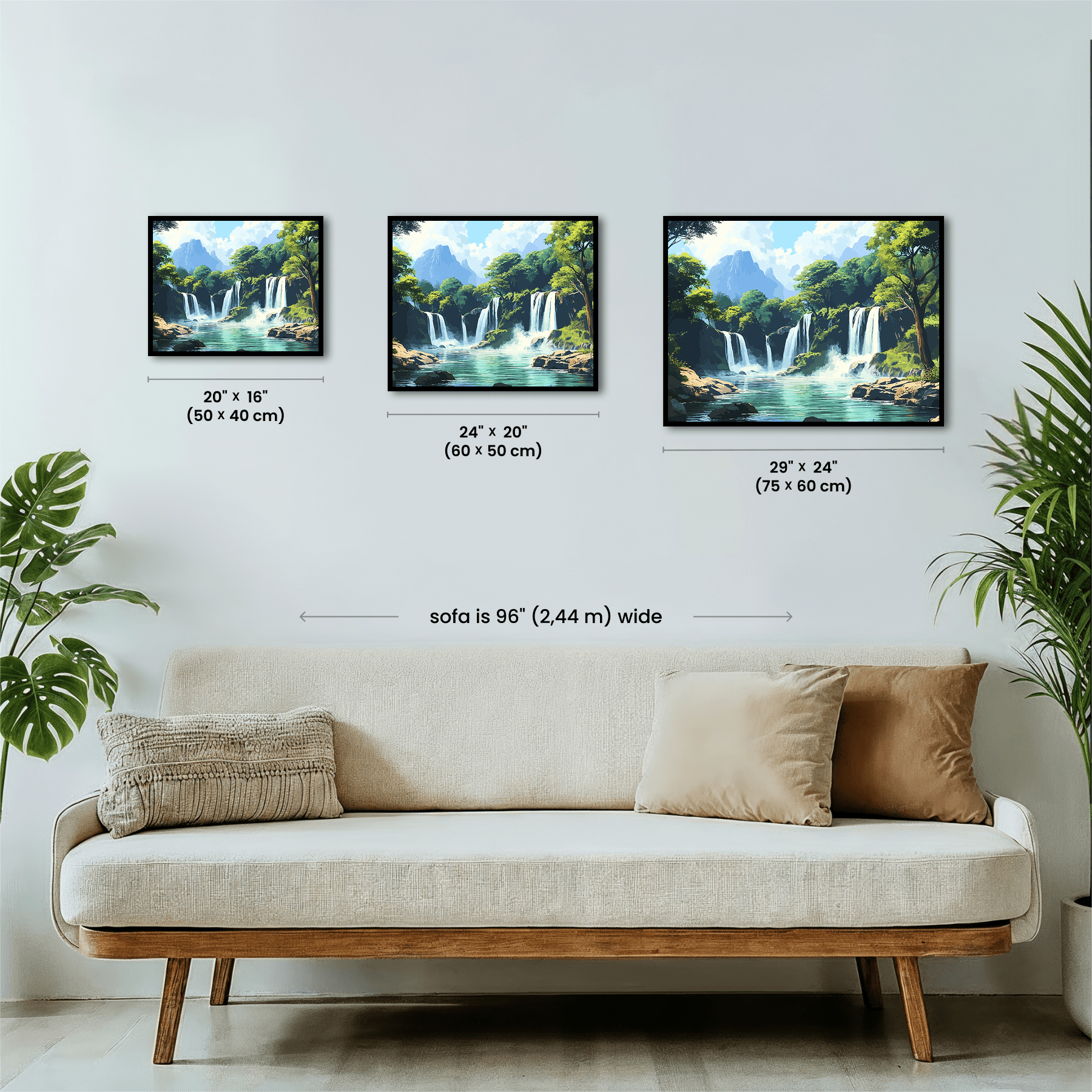 Paint by numbers - Whispering Falls - MyArt