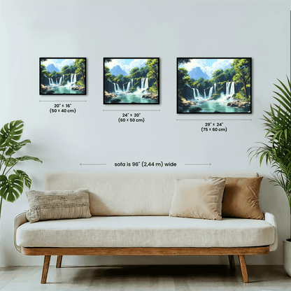 Paint by numbers - Whispering Falls - MyArt