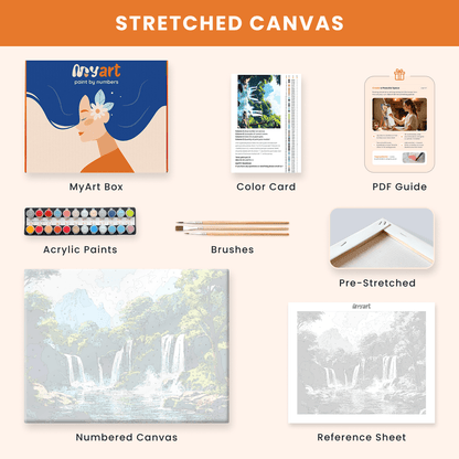 Paint by numbers - Whispering Falls - MyArt