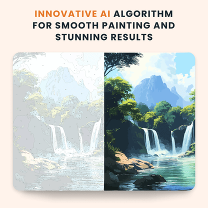 Paint by numbers - Whispering Falls - MyArt