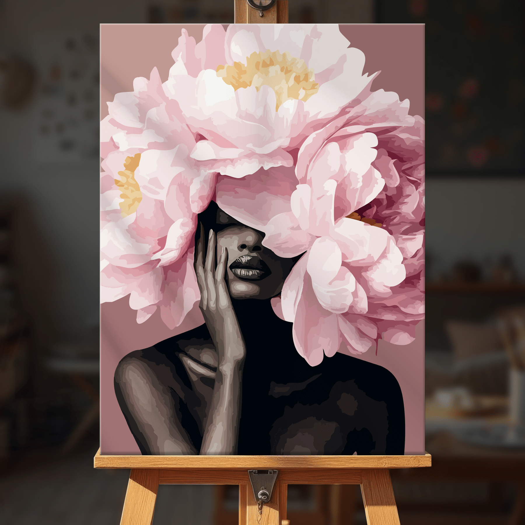 Paint by numbers - Whispering Peonies - MyArt