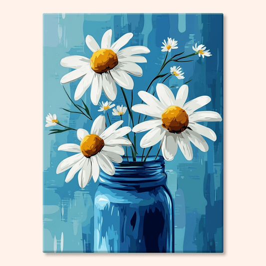 Paint by numbers - White Bloom - MyArt