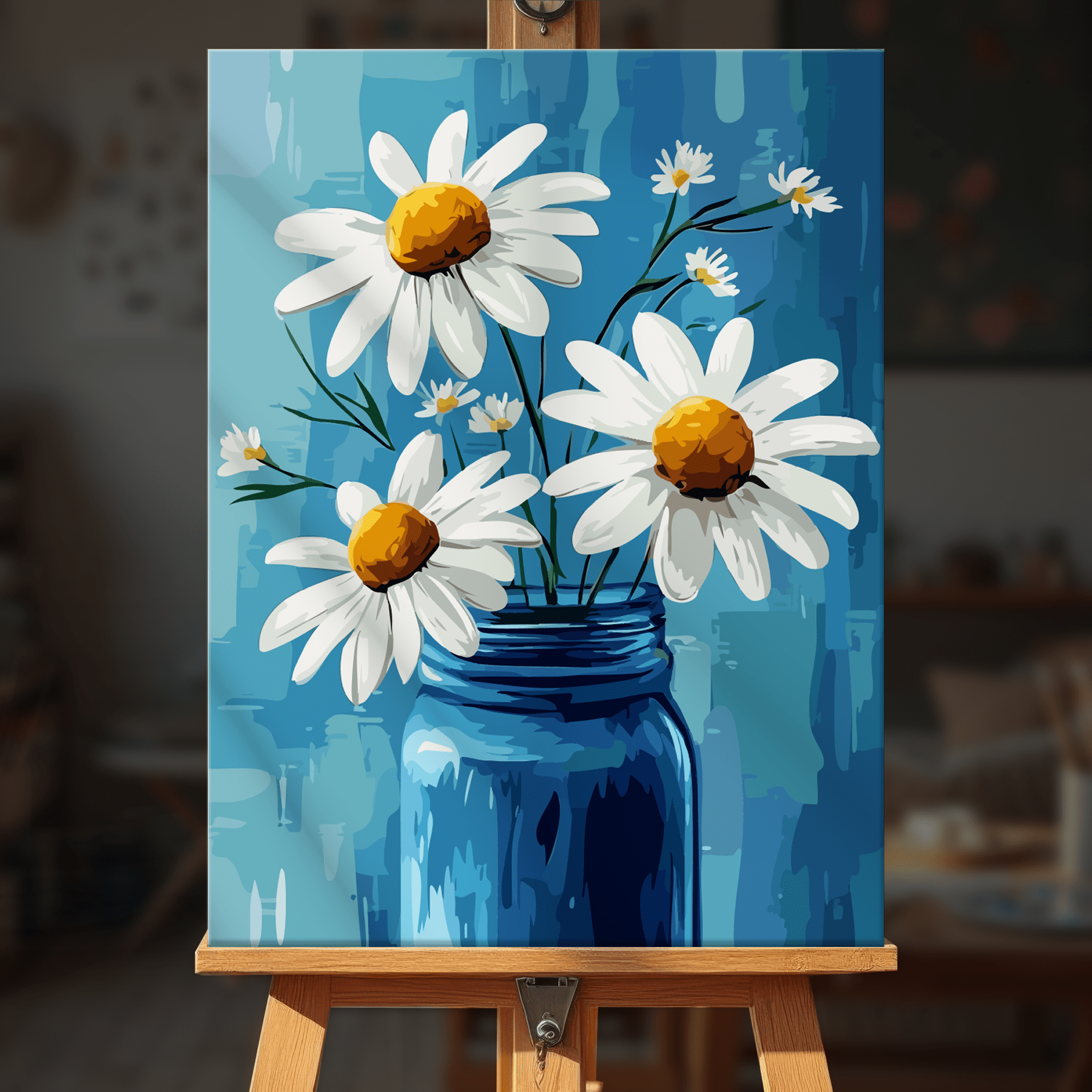 Paint by numbers - White Bloom - MyArt