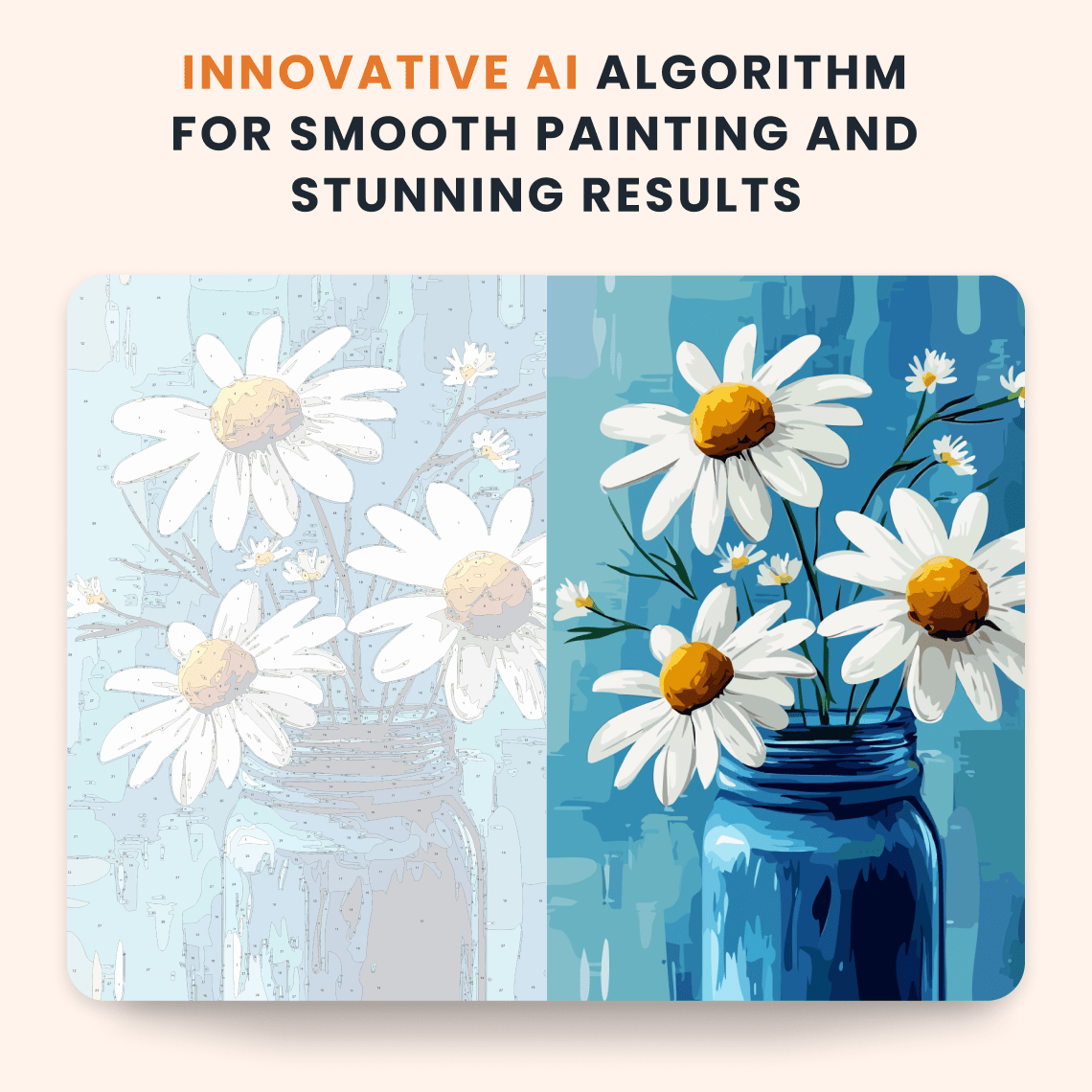 Paint by numbers - White Bloom - MyArt