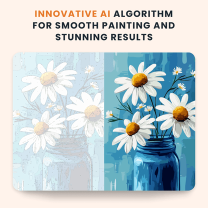 Paint by numbers - White Bloom - MyArt