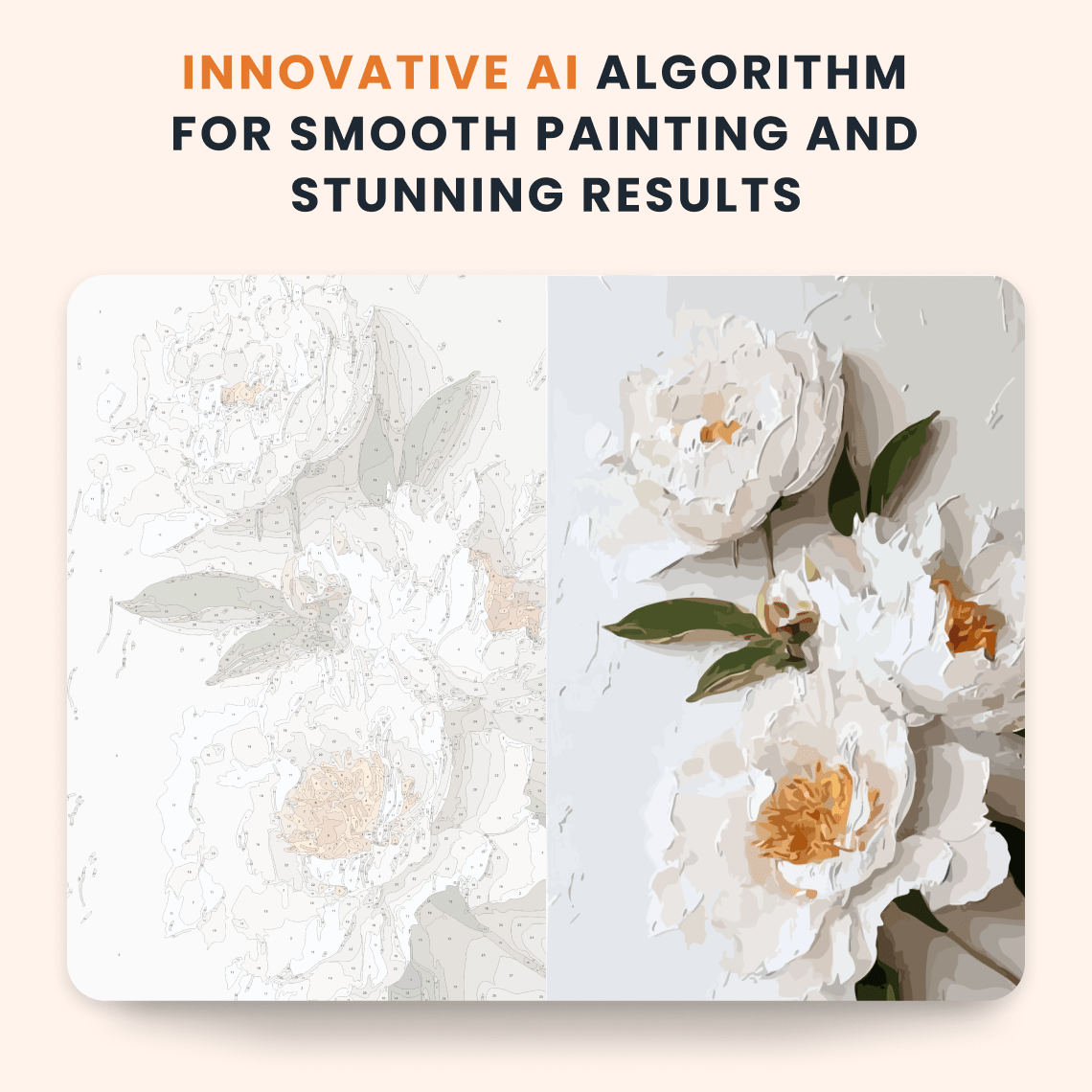 Paint by numbers - White Echo - MyArt