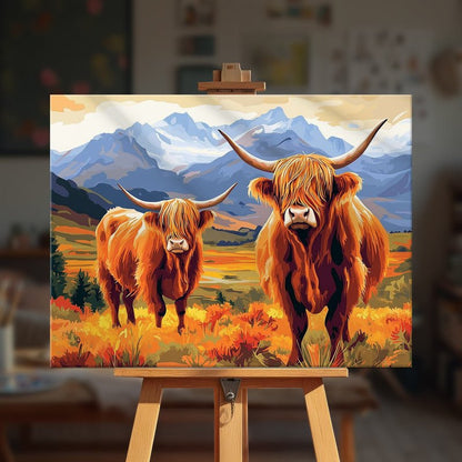 Paint by numbers - Wild Highlands - MyArt