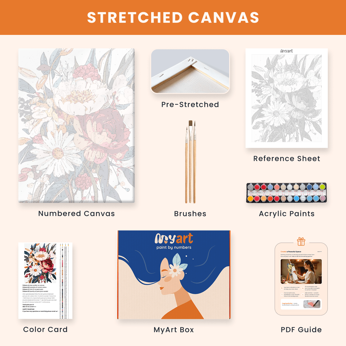 Paint by numbers - Wild Bouquet - MyArt