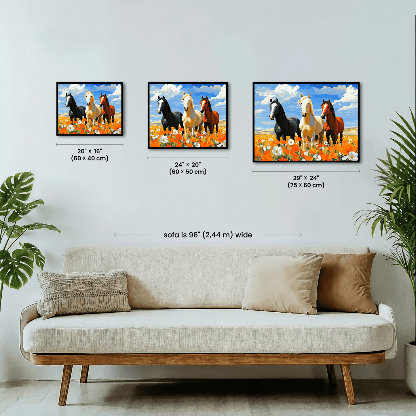 Paint by numbers - Wild Stallions - MyArt