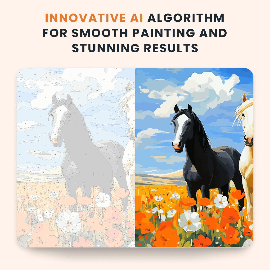 Paint by numbers - Wild Stallions - MyArt