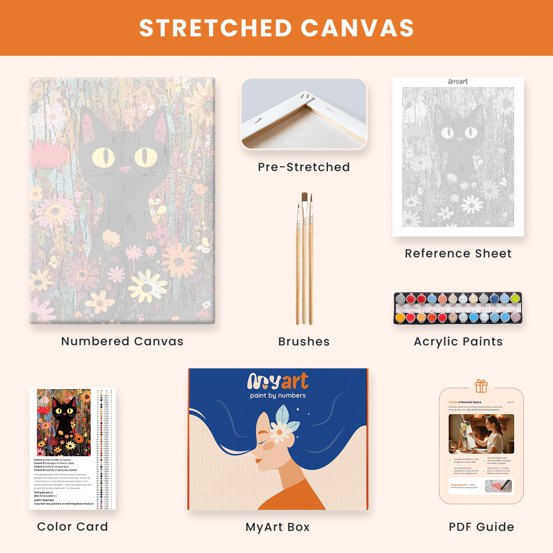 Paint by numbers - Wildflower Watcher - MyArt