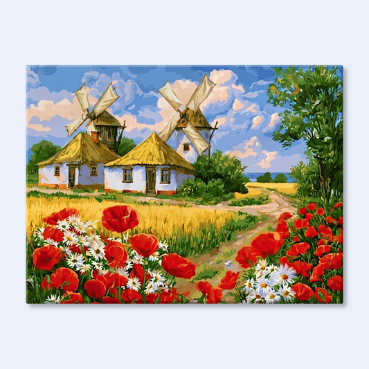 Windmill Poppies