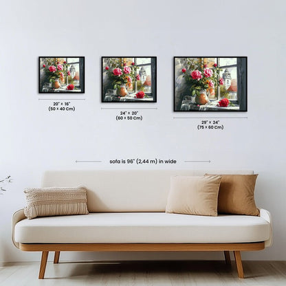 Paint by numbers - Window Flowers - MyArt