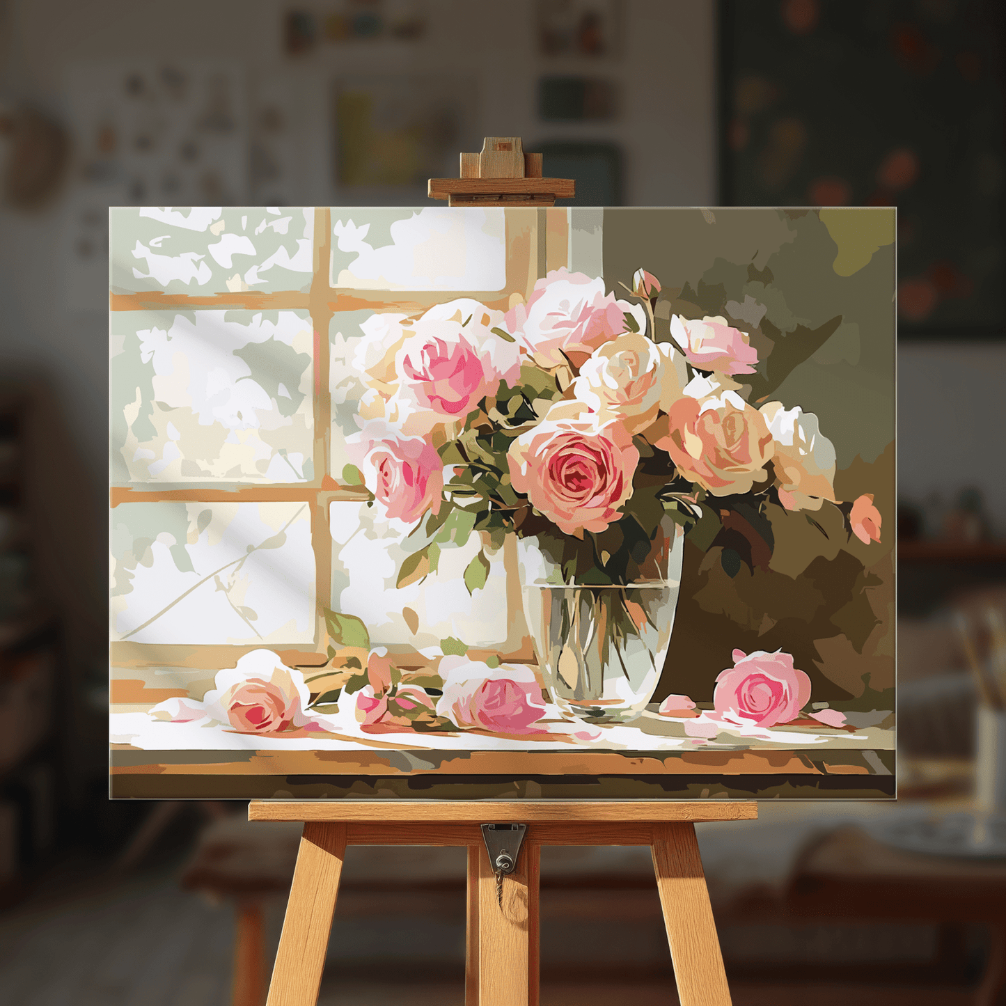 Paint by numbers - Window Blossoms - MyArt