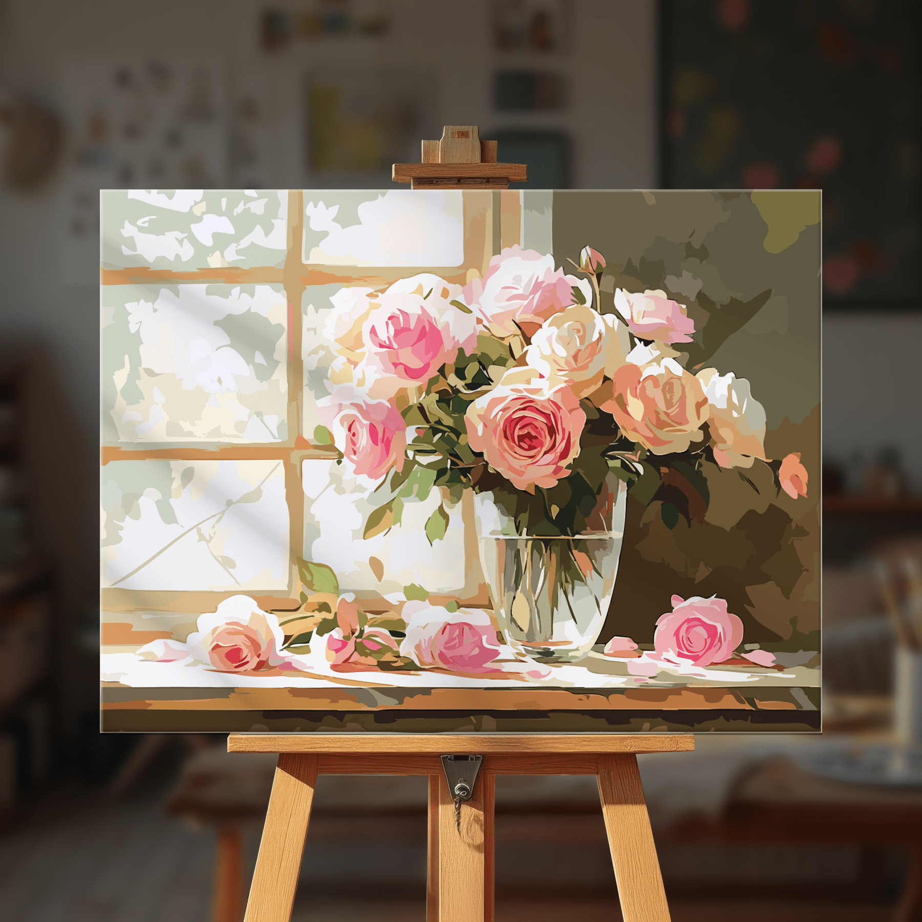 Paint by numbers - Window Blossoms - MyArt