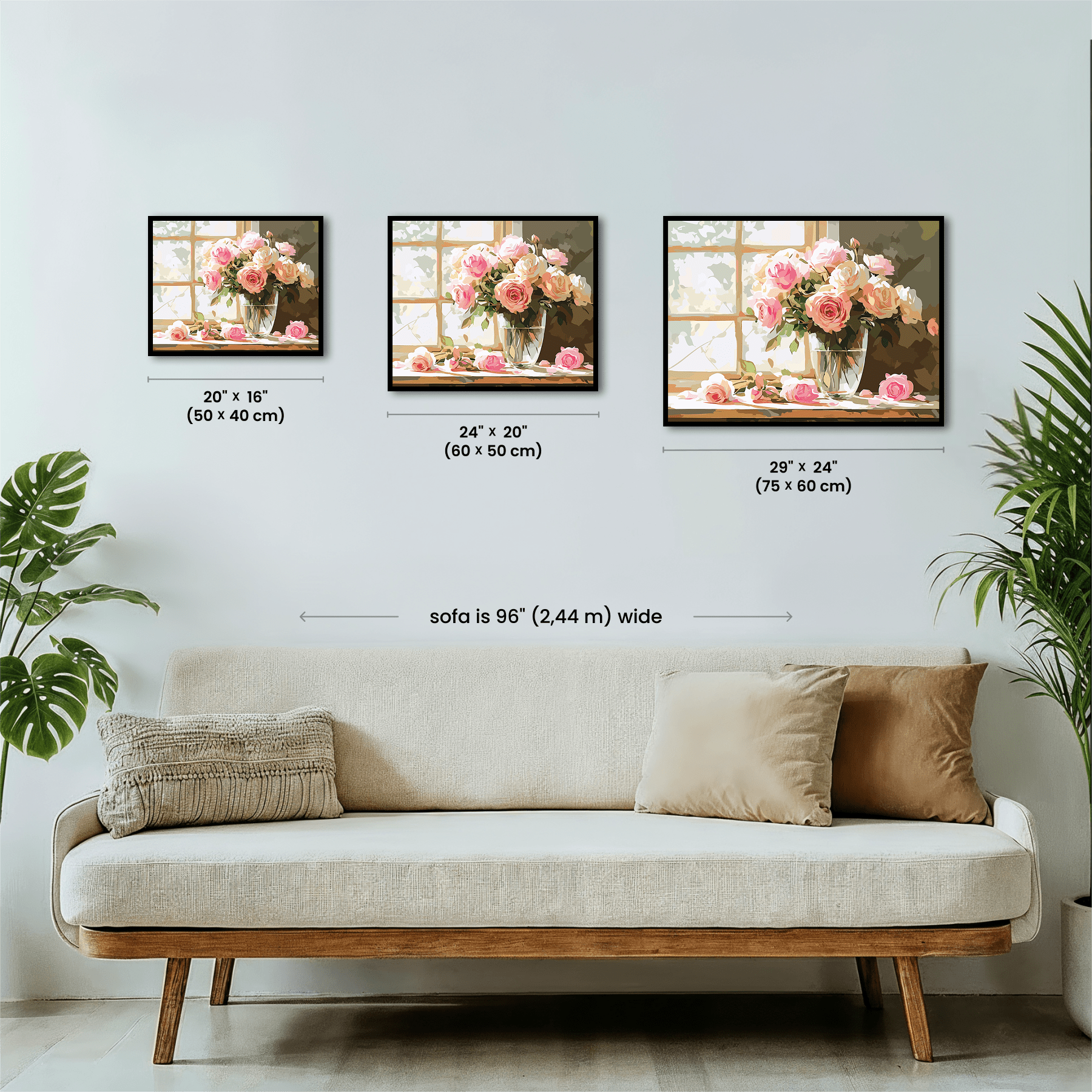 Paint by numbers - Window Blossoms - MyArt