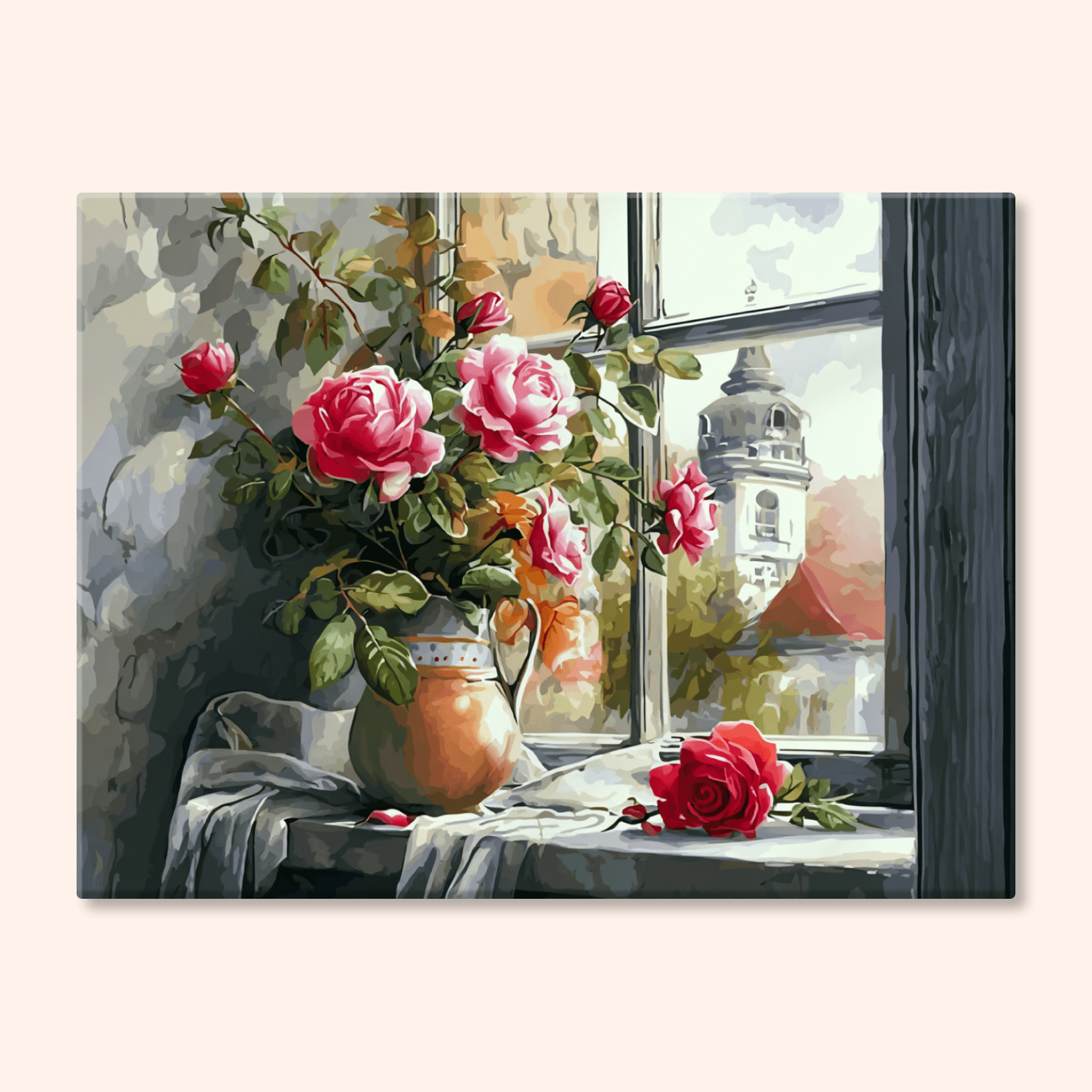 Paint by numbers - Window Flowers - MyArt