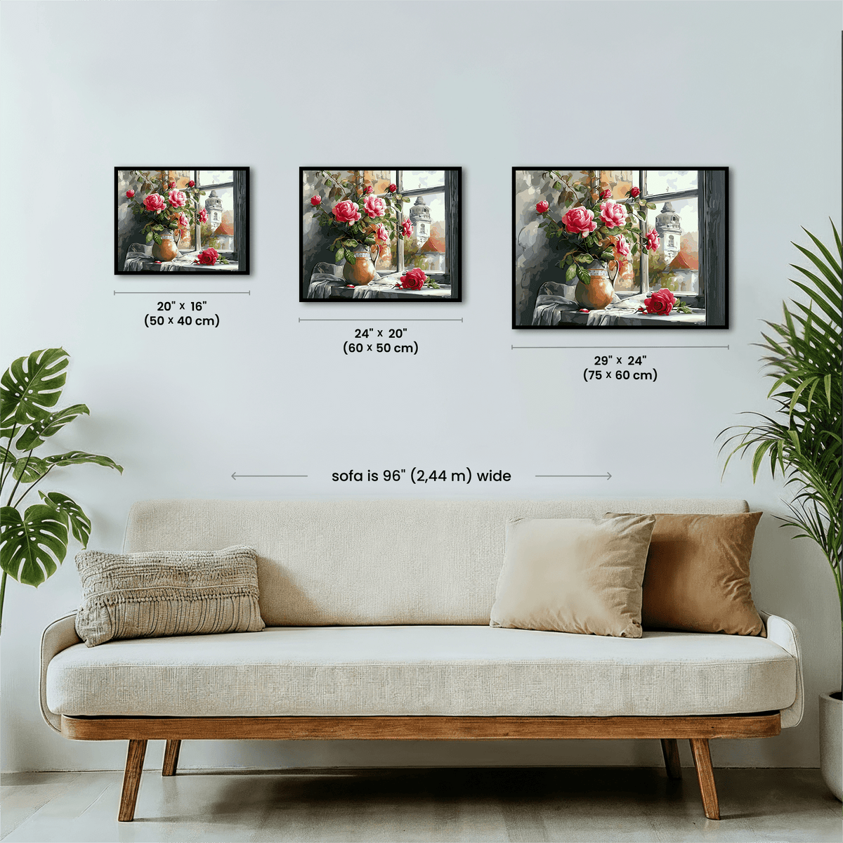 Paint by numbers - Window Flowers - MyArt